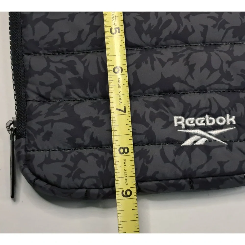 Reebok Quilted Crossbody Bag w/ Removable Pouch 9x6